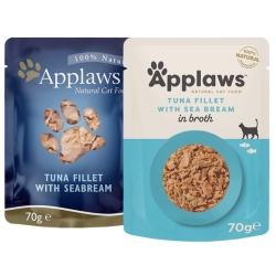 APPLAWS SASZETKA DLA KOTA TUŃCZYK/LESZCZ 70g